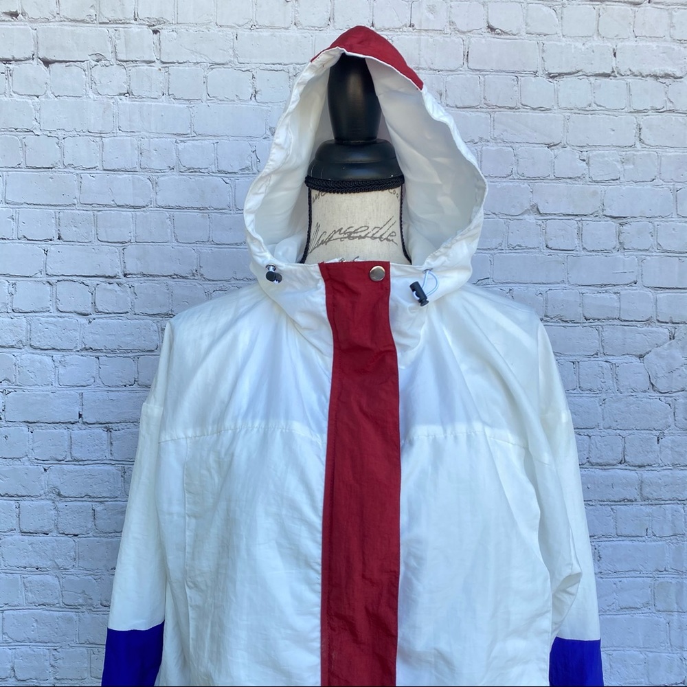 Missguided Color Block Hooded Windbreaker Zip - Picture 5 of 14